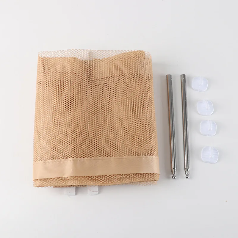 Pet dog fence nylon foldable dog isolation net cat and dog safety protection fence non perforated pet supplies