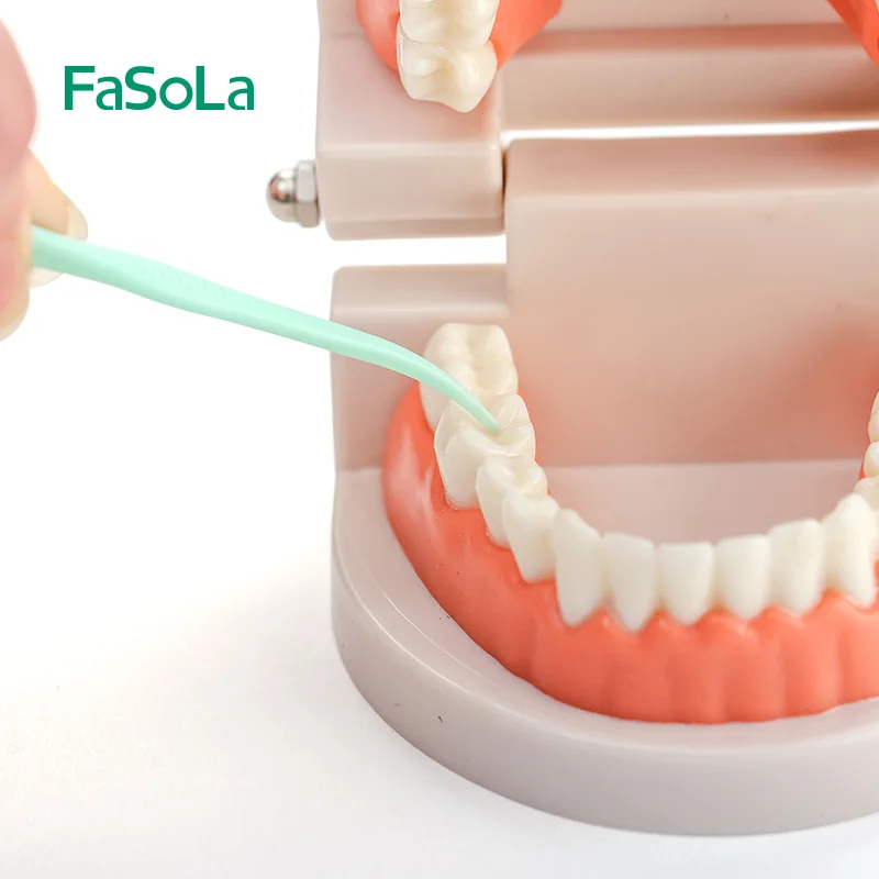 Fasola high quality plastic toothpicks dental floss picks daily use