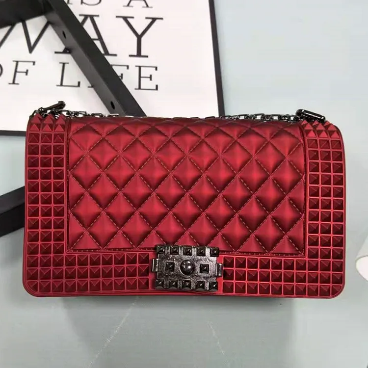 
2021 women hand bags fashion wholesale ladies shoulder jelly bags from China 