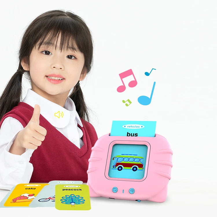 OEM Children Smart Leaning Device Kids Early Education Machine with Flash Cards Fun Early Learning Toys