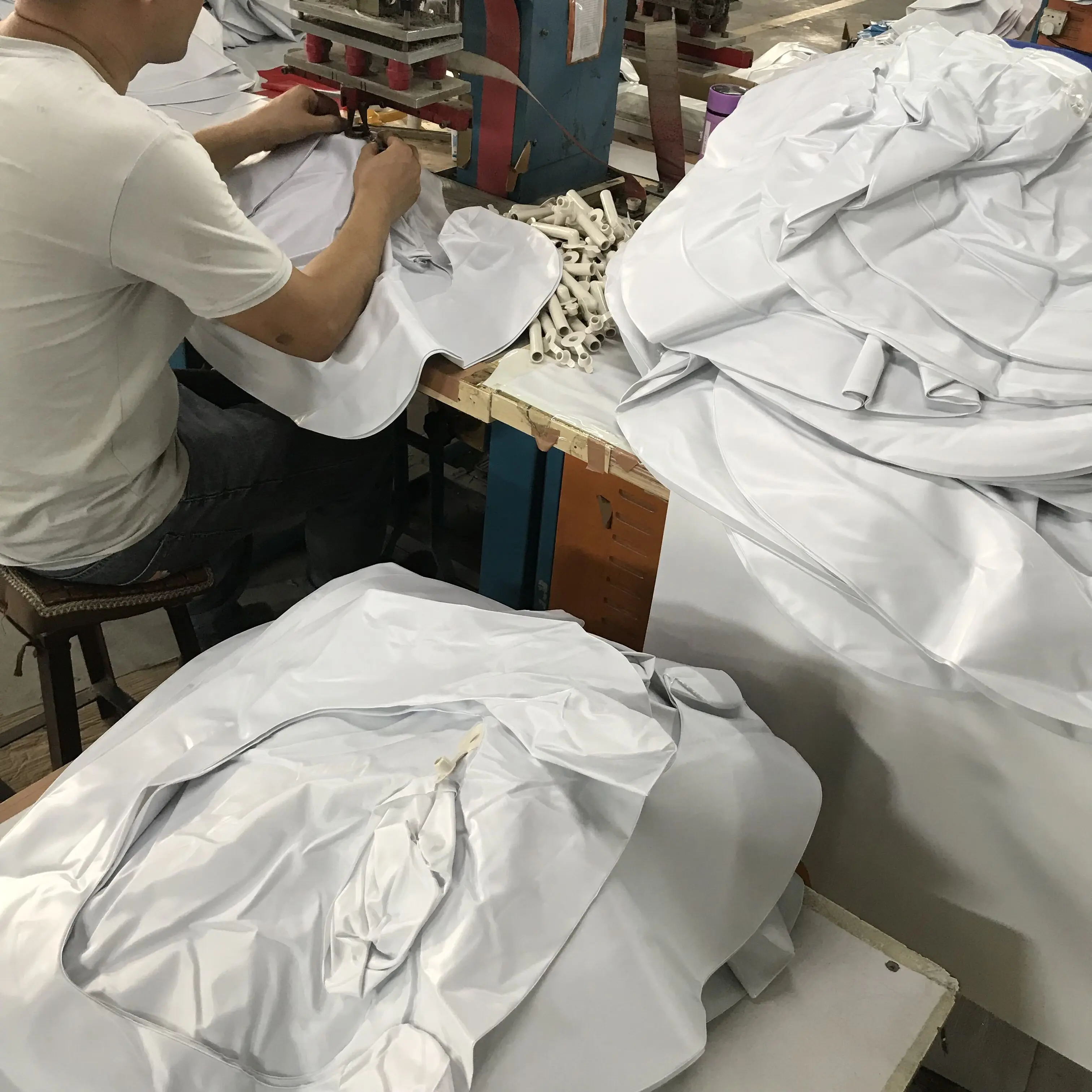 Оптовая продажа медицинская пластиковая раковина для мытья волос из ПВХ надувная