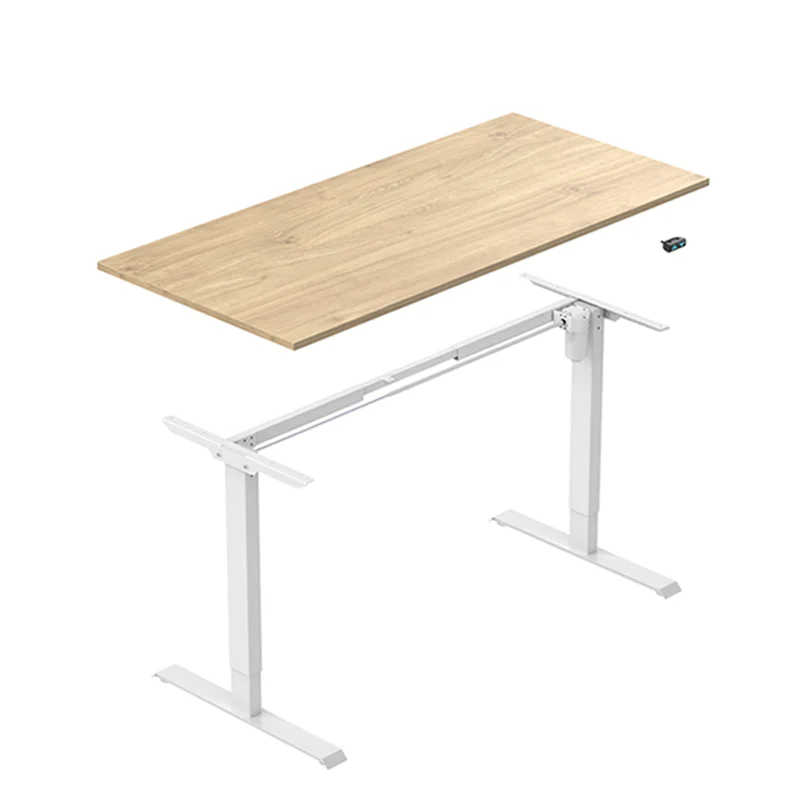 Customization electric sit standing desk with single motor for commercial