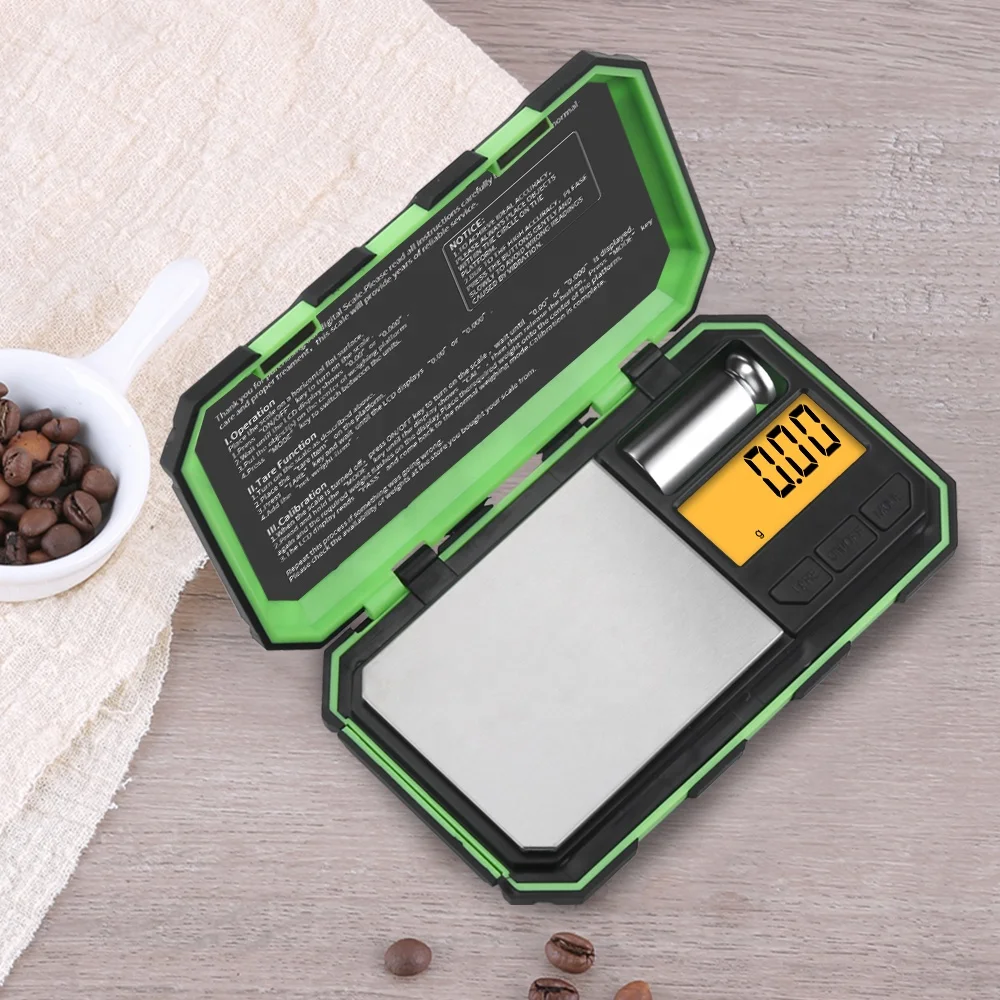 500g LCD Digital Pocket Scale Gram Balance Weight Scale Space Business Silver Gifts Jewelry Scale Gold 100g 200g 0 01g Rectangle