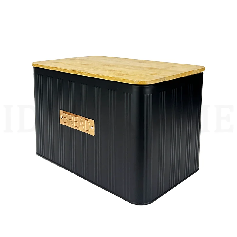 Coffee Tea Sugar Container Set Kitchen Countertop Bread Box with Matching Kitchen Canisters Set of 3