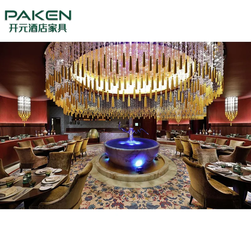 Modern Hotel Canteen Booth Seating Wooden Table And Chair Set Restaurant Furniture