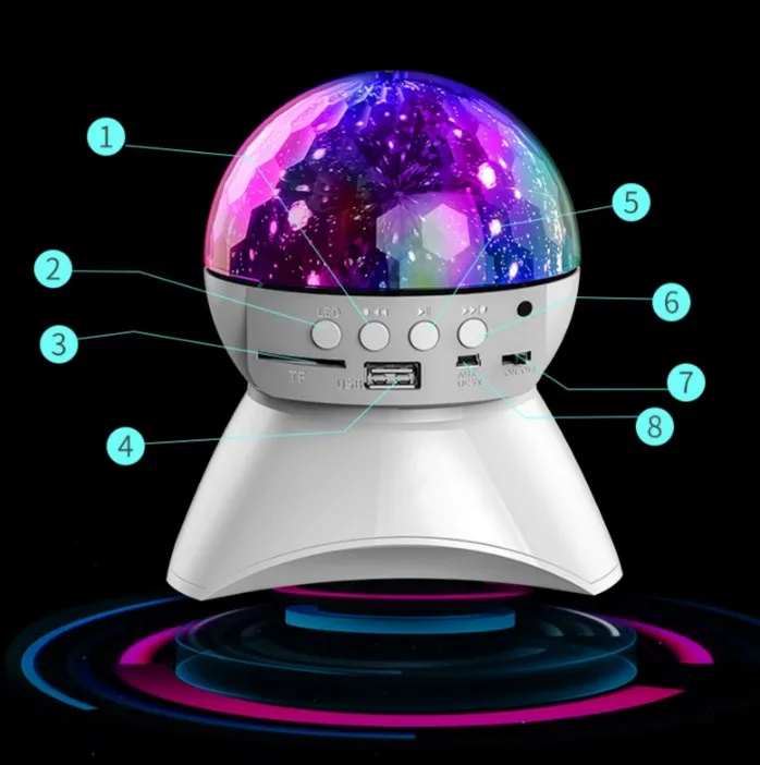 Cute Portable LED Flashing light Woofers Super Woofer Blue Tooth Speaker Custom Logo Speaker Blue Tooth Waterproof