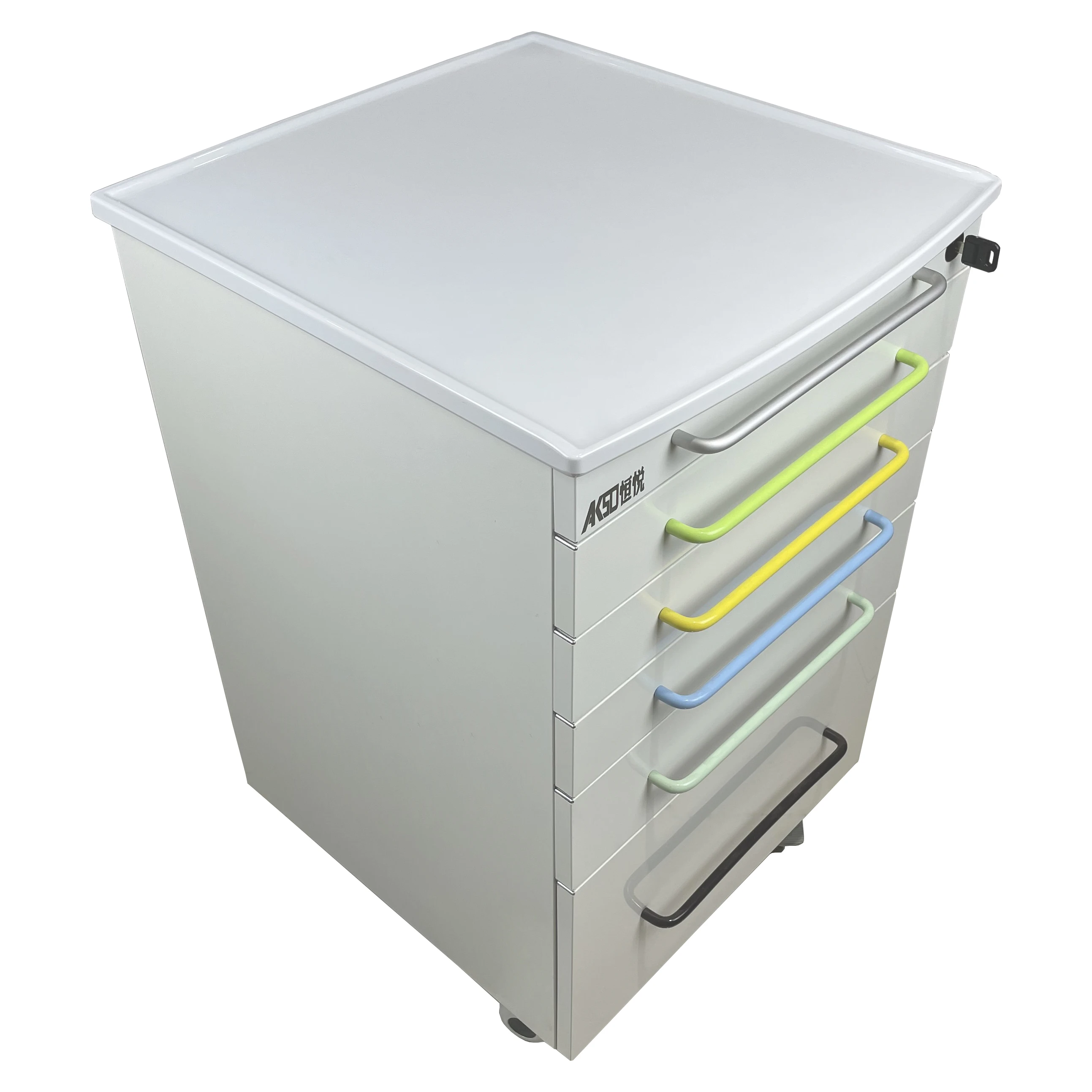 
Five Drawers stainless steel dental cabinet movable dental cabinets mobile dental clinic for sale 