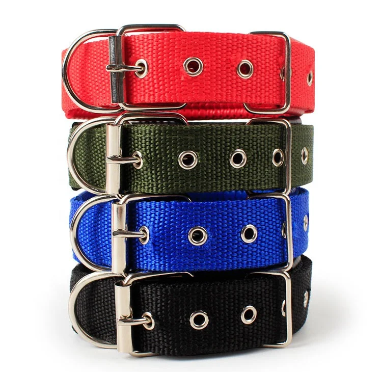 Factory Wholesale Adjustable Nylon Reflective Rope Pet Chain Lead Dog Collars