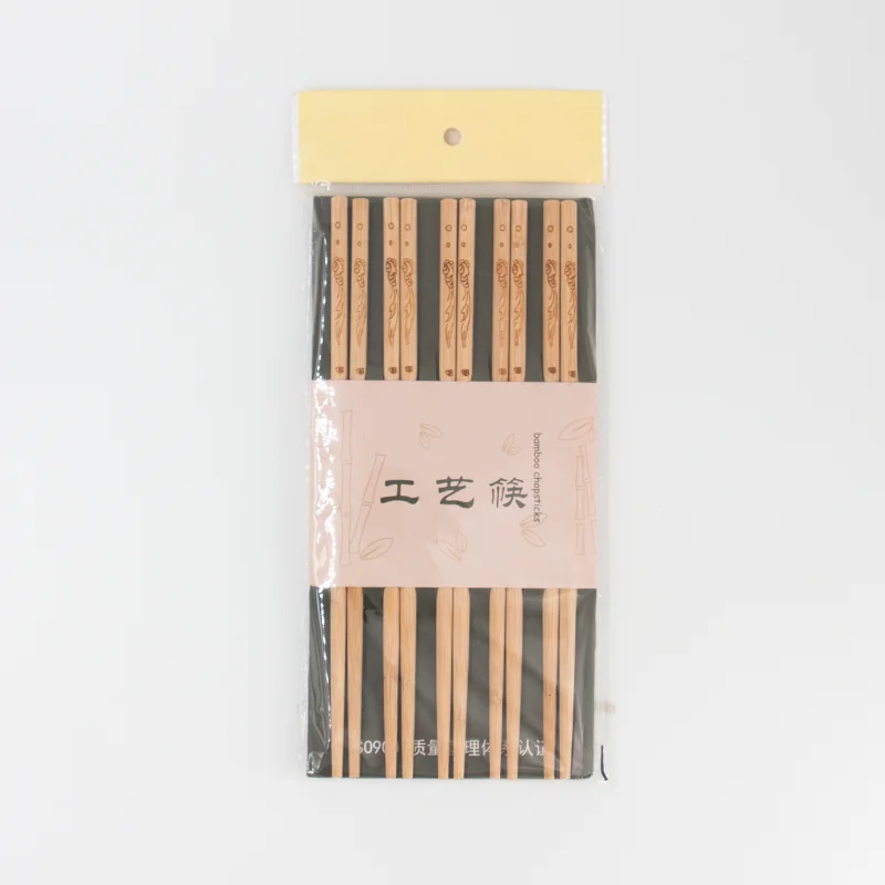 Green bamboo disposable party wholesale, custom chopsticks reusable chopsticks Japanese sushi bamboo chopsticks