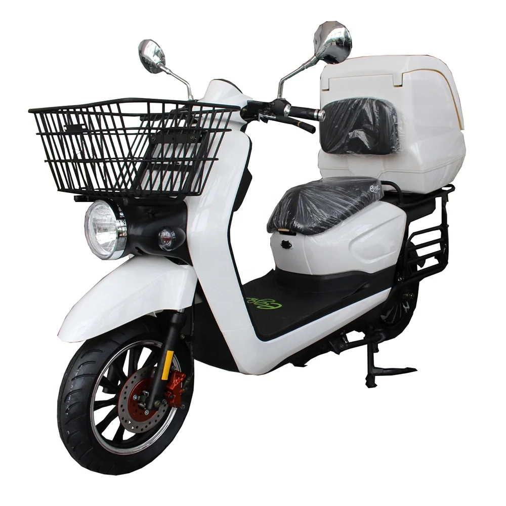 Electric Motorbike Delivery Scooter With Box For Fast Food 1500W Motor Scooter Max Speed 45km/h for EU Norms