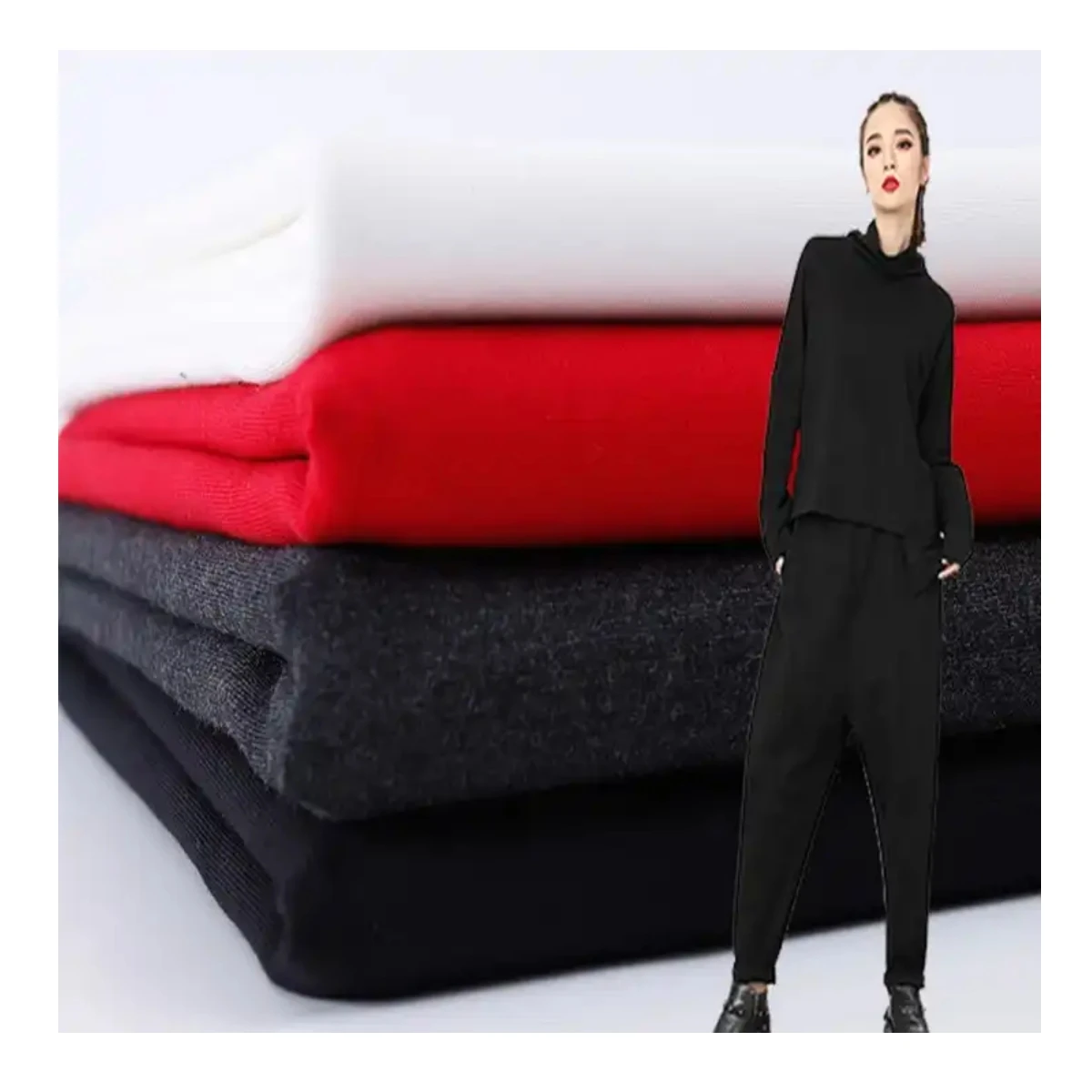 Tencel Roma knitting fabric 62%rayon 30%nylon 8%spandex 230GSM solid dyed roma fabric for suit