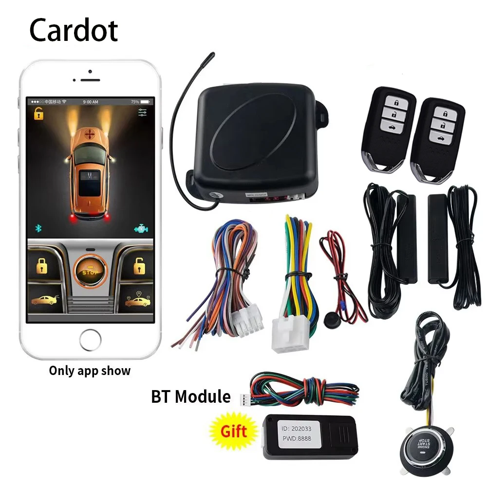 Система дистанционного запуска Cardot PKE без ключа