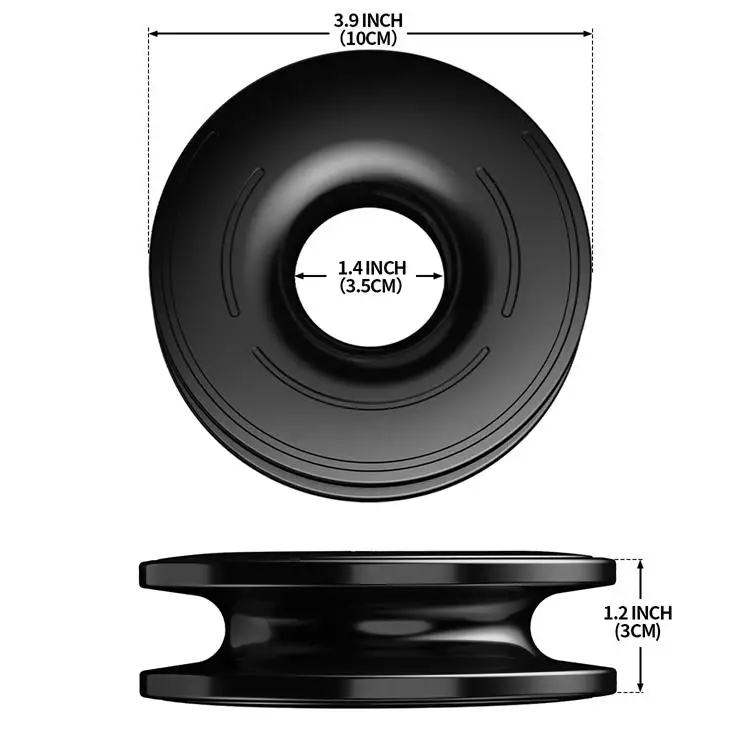 Factory High Quality Winch Rope Ring Offroad Aluminum Snatch Recovery Ring for Soft Shackle