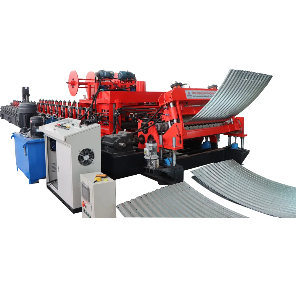 Corrugated steel roof sheet making machine Silo Sheet Roll Forming Machine