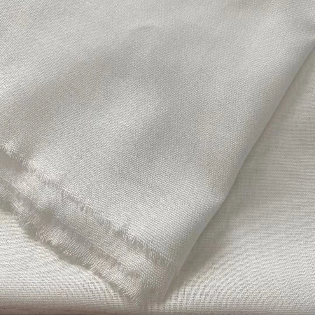 
30%Linen 70%Cotton Fabric, C12XLC11 with greige stock , customized dyed color & printed acceptable 