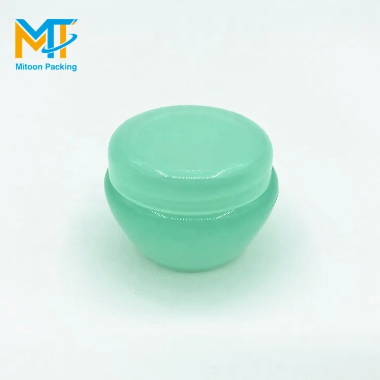 Wholesale Colorful Mushroom shape plastic cream jar 5g small cosmetic packaging jar