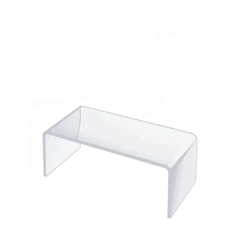 Acrylic minimalist coffee table transparency rectangle acrylic coffee table