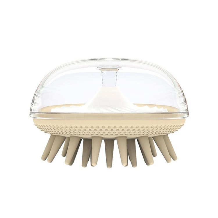 Amazon Hot Sale Massage Brush Hair Shampoo Brush Silicone Scalp Brush