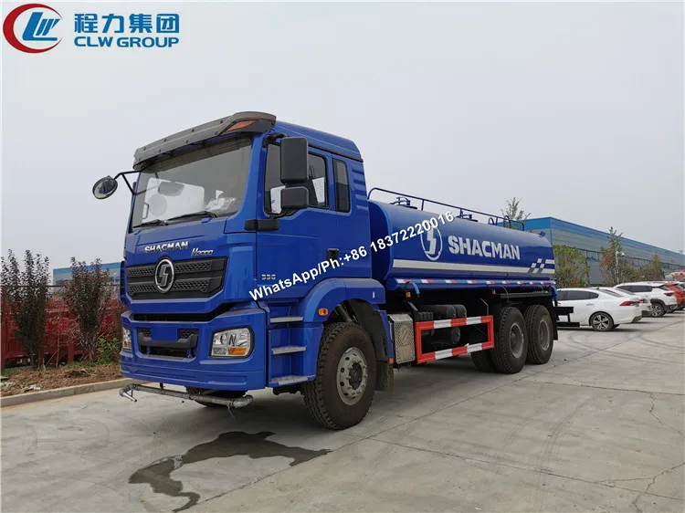 SHACMAN 6x4 18000 liters 25000 liters water sprinkler truck