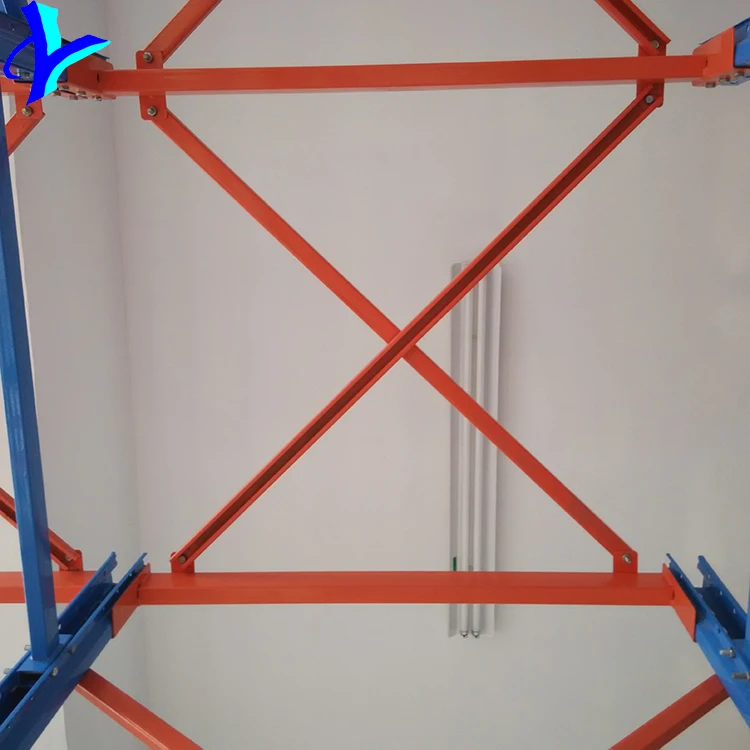 China Supplier Size Customized Powder Coating Warehouse Storage High Density Drive On Rack