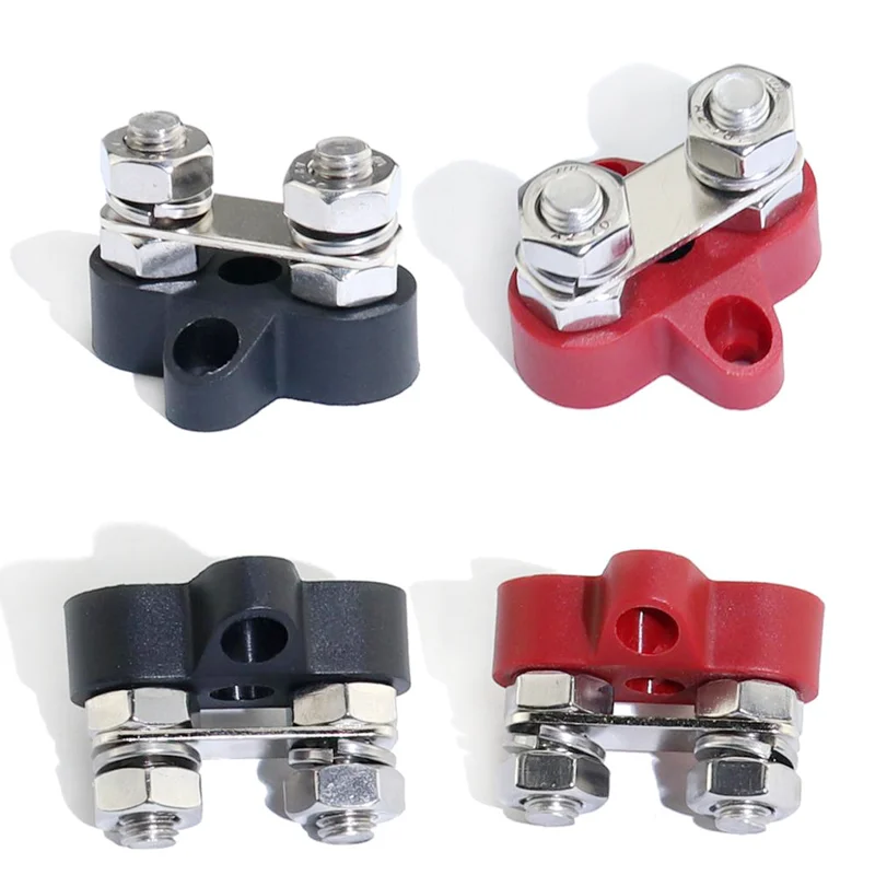 Stud M8  Negative Positive Terminal Block Stainless Steel Wire Screw Terminal  Connection link Block