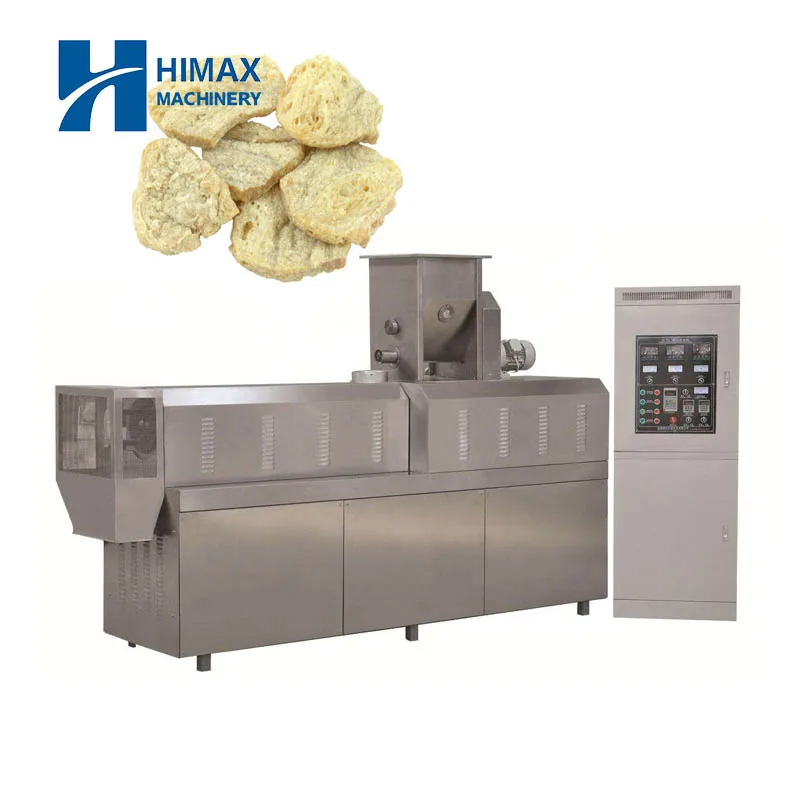 High performance soya chunk making machine textured protein processing equipment soya vegetarian meat production line