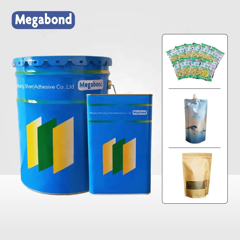 JY5175  Solvent-Based PU Adhesive for Film flexible Packaging PET, BOPP, CPP, PE, aluminum foil, nylon