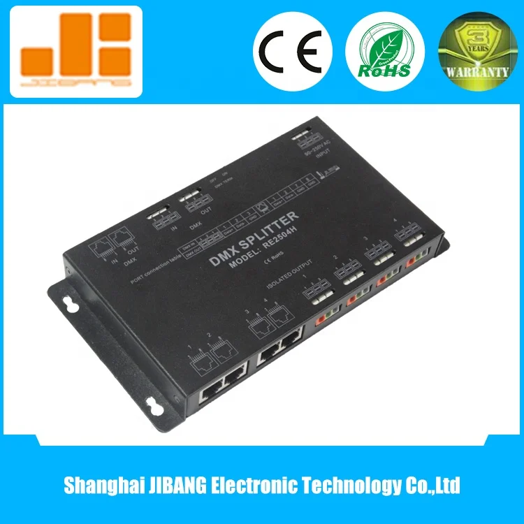 High Frequency Pwm Signal 4 Channel Dmx 512 4ch Dmx512 Amplifier