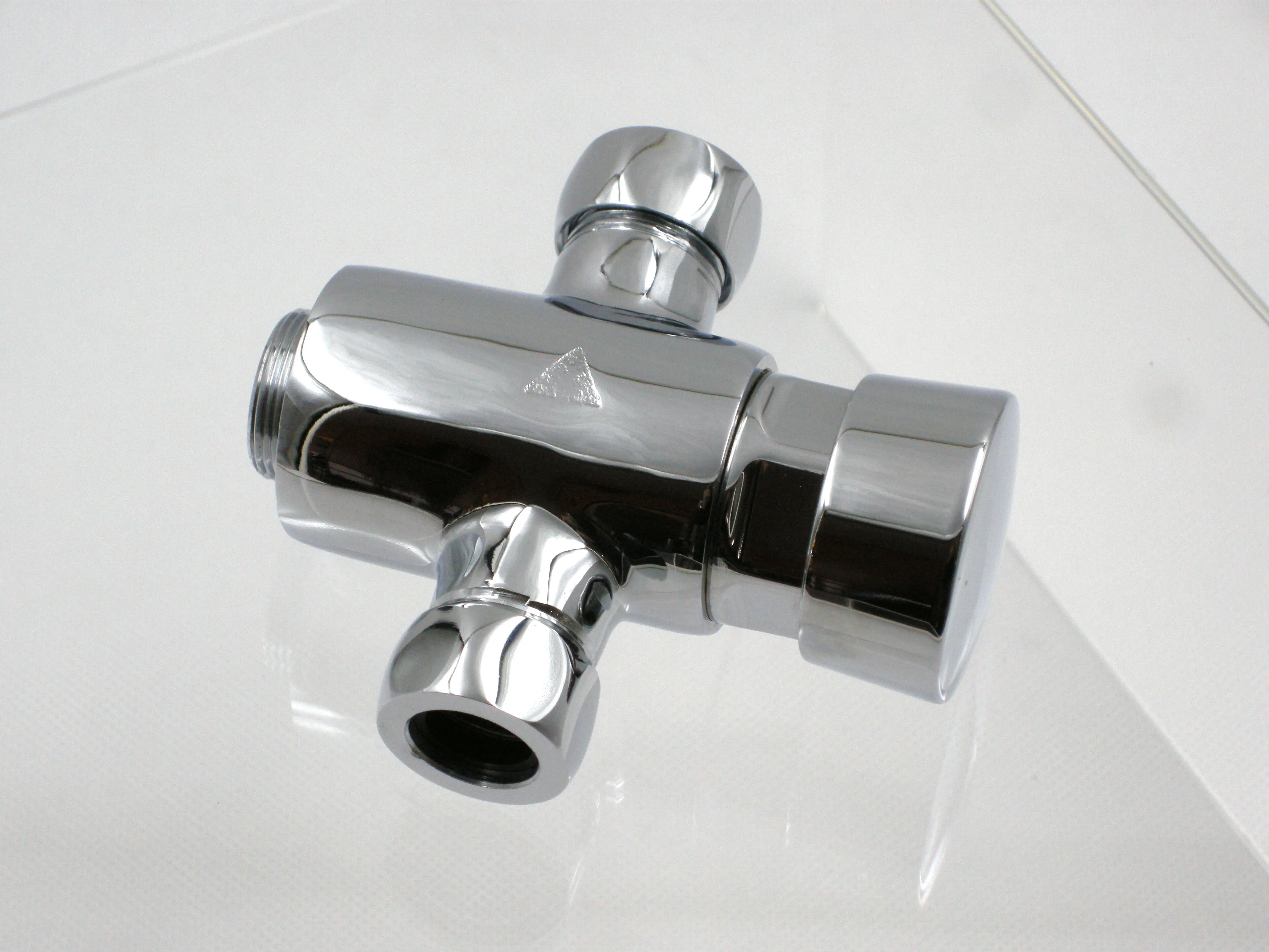 Time Delay Brass Chrome Plated Exposed Shower Valve Pressmatic Self Closing Exposed Shower Gfiferia Temporizada empotrado ducha