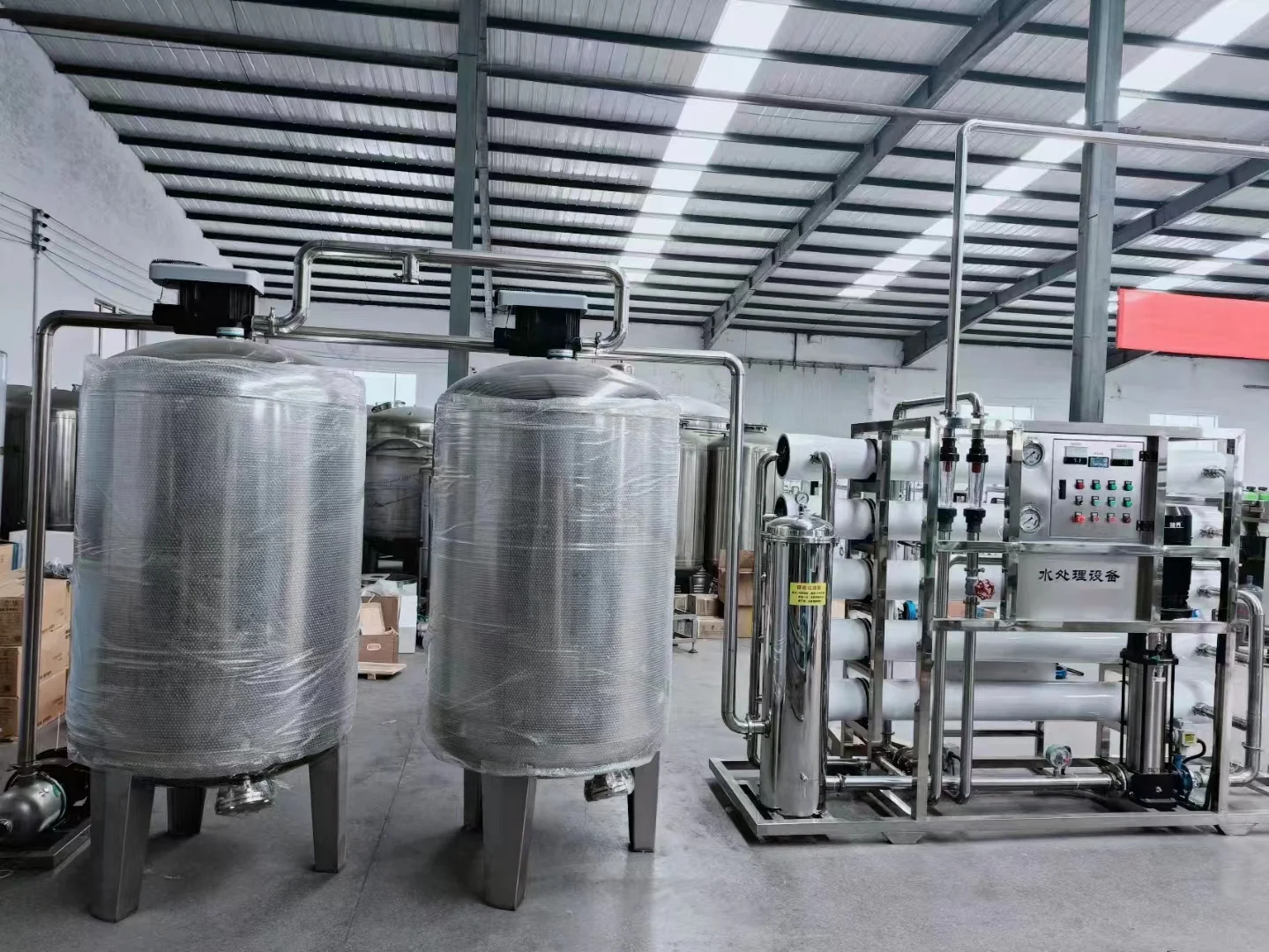 500 liters osmosis inversa reverse osmosis machine Agua de la llave RO unit 3000LPH  alkaline water machine commercial size