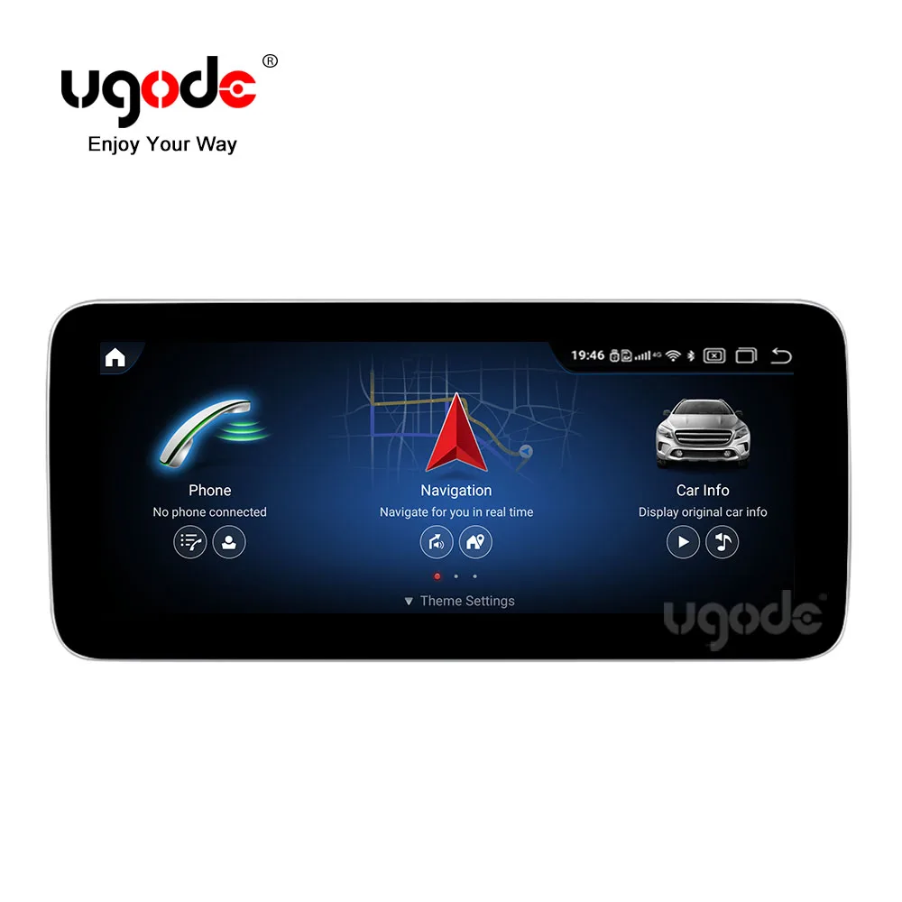 Ugode HD 1920 Android 11 Octa core Car 12.3 Upgrade Screen Display GPS Navigation 4G for Mercedes Benz C class W205 14-18 NTG5.0