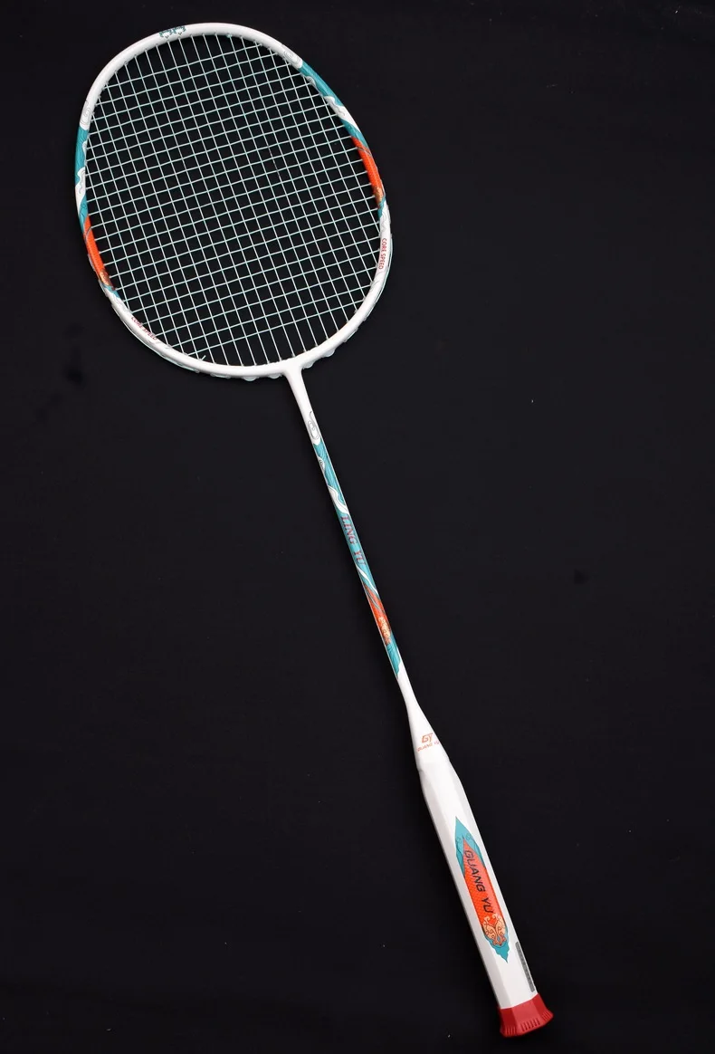 Wholesale 4U Weight High Tension Badminton Racket Durable Carbon Fiber Badminton Racket With High Quality Hand Glue for Sports
