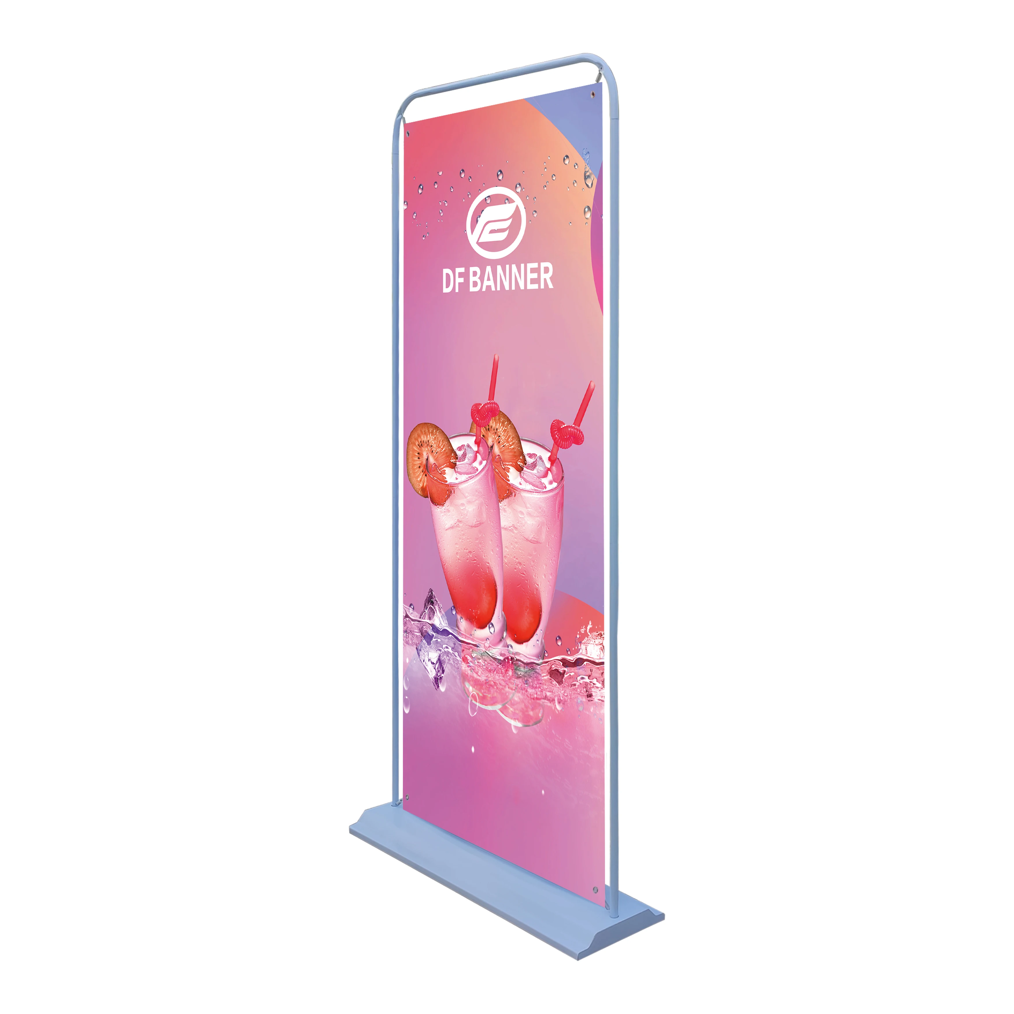 The New Listing Advertising Display Door Shape Banner Stand Outdoor