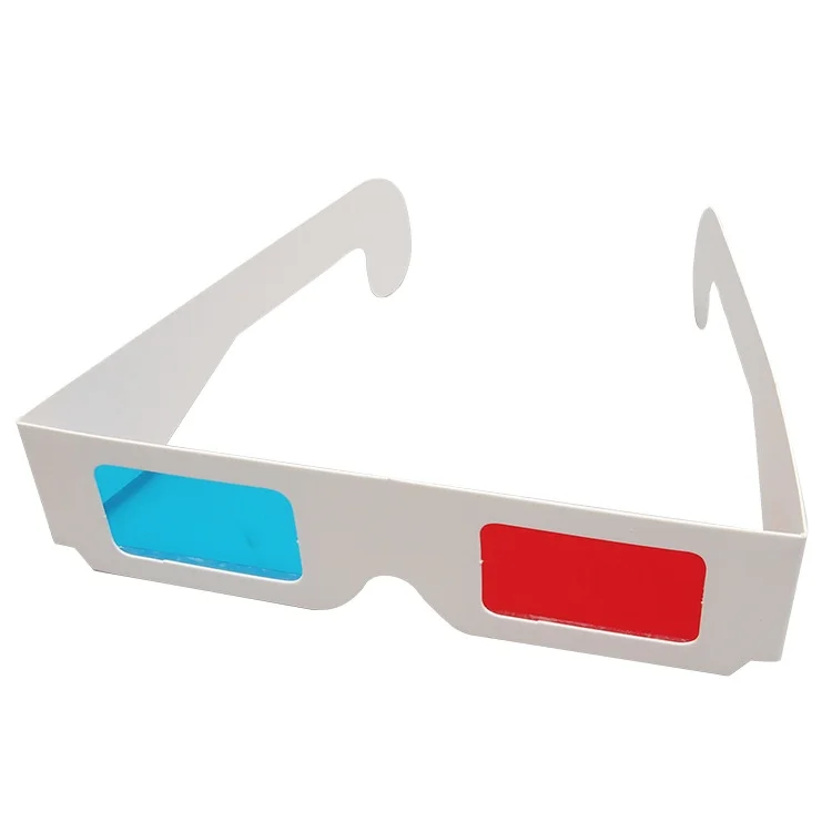 DIY Red and Blue 3D Glasses for Preschool and Elementary School Students Fun Technology Small Craft DIY Stereoscopic Glasses