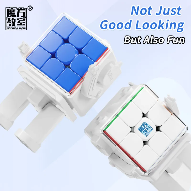MOYU cube New Meilong 3M Magnetic Magic Cube with Cube Robot For Children Brain Training Kids Gift