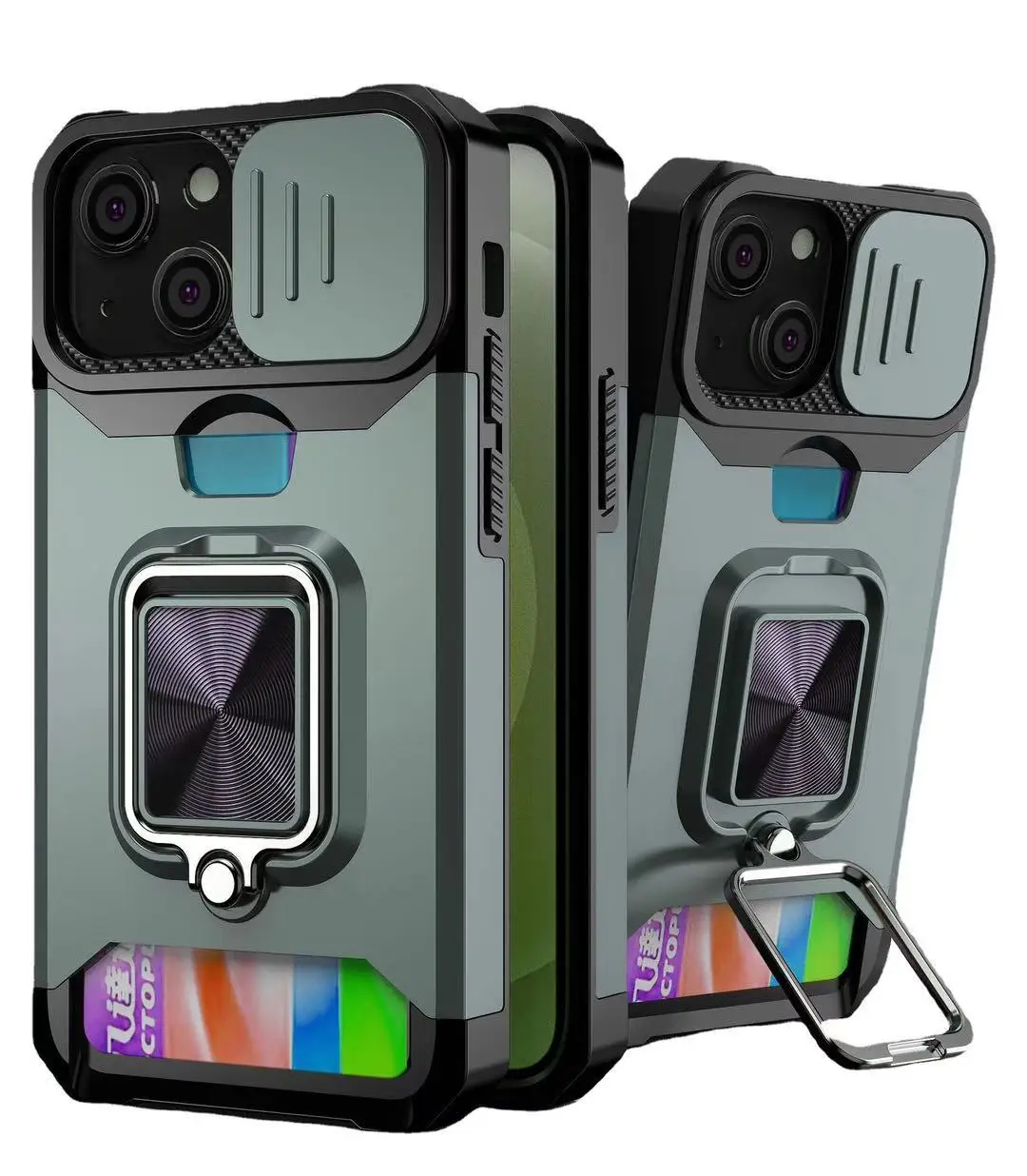 For Samsung Galaxy A82 A72 Case Hot Heavy Armour 360 Square Ring Holder Magnetic Car Mount Kickstand Phone Case For Iphone 13