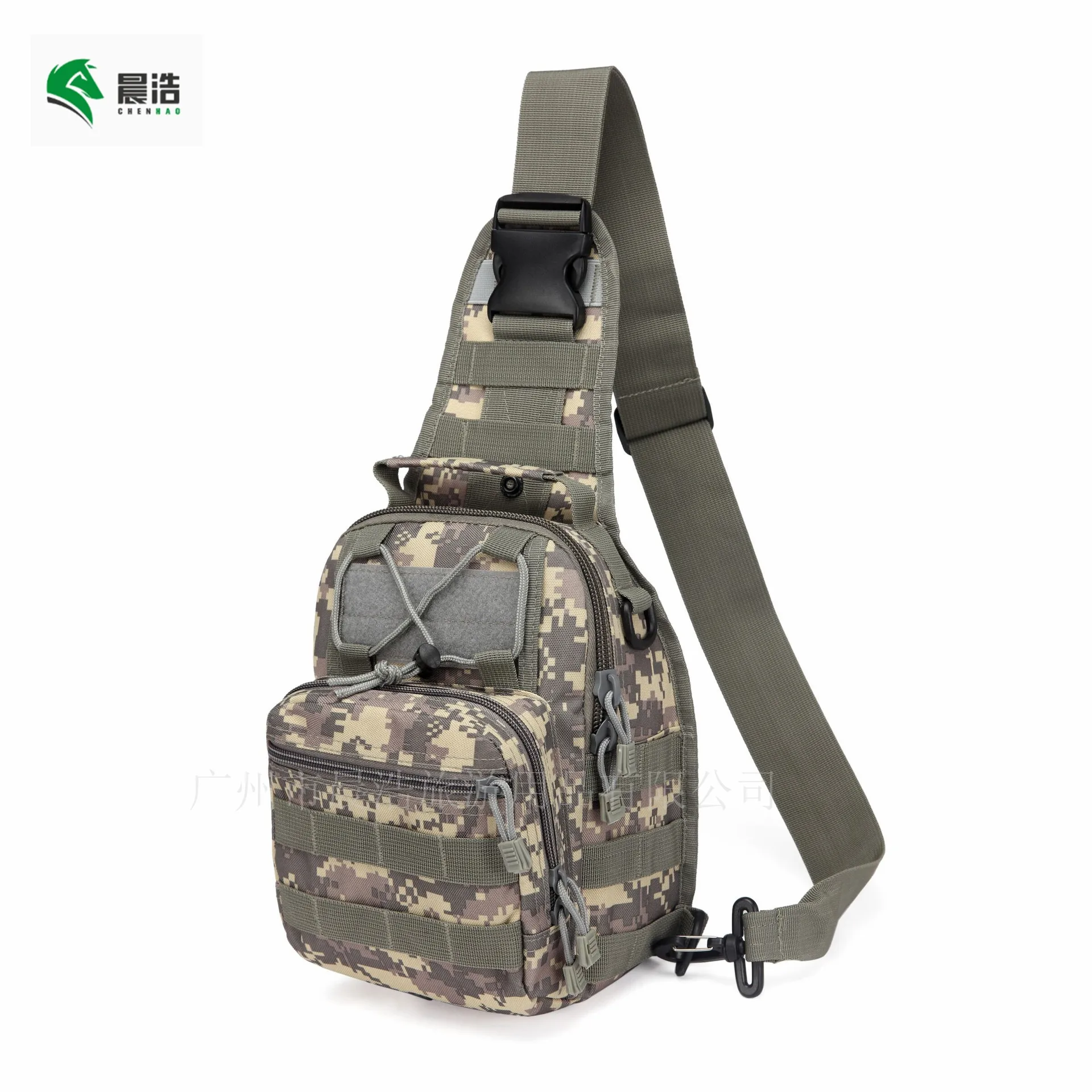Chenhao Rucksack Mountaineering Bag Waterproof Travel Molle Backpack Crossbody Casual Slingback Pack Tactical Sling Bag