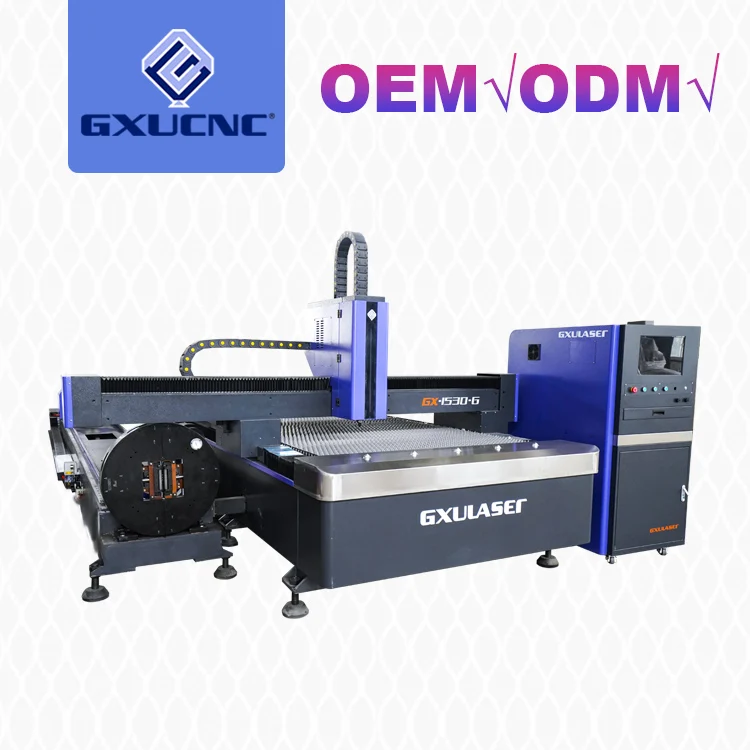 1000W 6000W Sheet Tube Cutting Fiber Laser Cutting Machines For Steel Metal