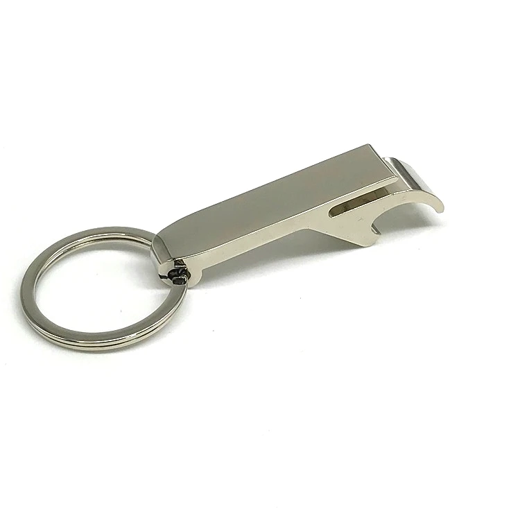 Пользовательский собственный логотип с брелоком инструмент для ключей металлический брелок открывалка бутылок без контакта