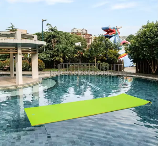 Floating mat water dock park PVC PP PE sport tree river car gym swimming pool hotel boat travel floor inflatable