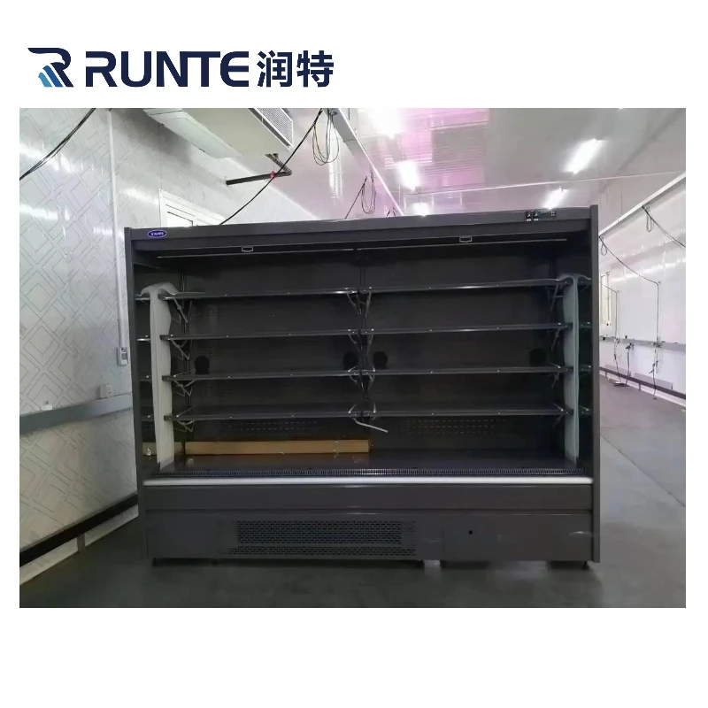 2024 new style display refrigerator supermarket open chiller commercial display freezer