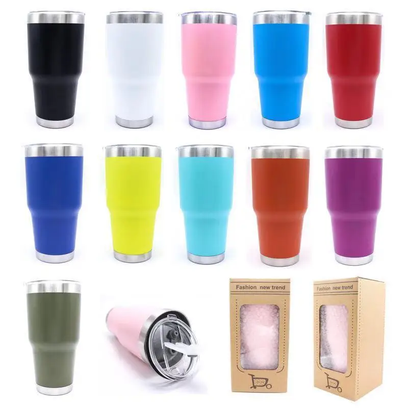 20oz 30oz Double Wall Vacuum Insulated Travel Mugs Printed With Logo Stainless Steel Tumbler