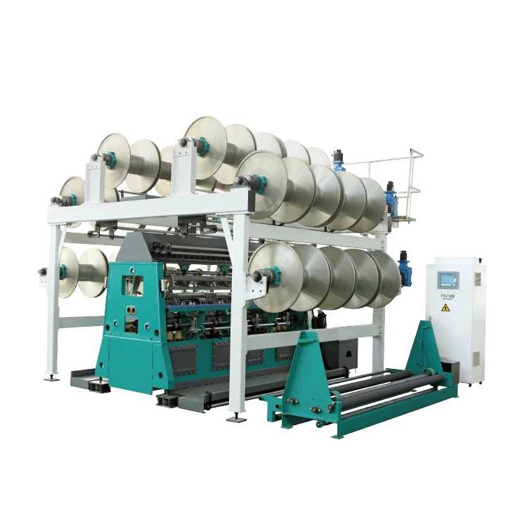 NRSD6 High Speed Raschel simple double needle bar machine for Paint Roller Fabric