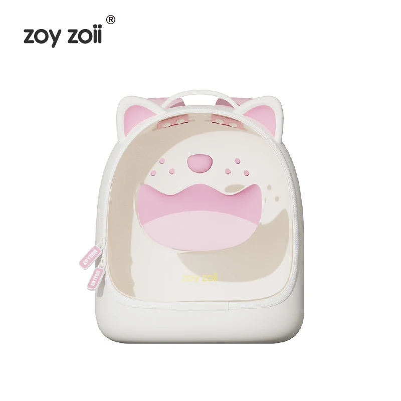 Cartoon Animal Shape Transparent Windows Backpack Children Backpack Bag Kids Girls Boys School Bag Toddler Kindergarten Backpack
