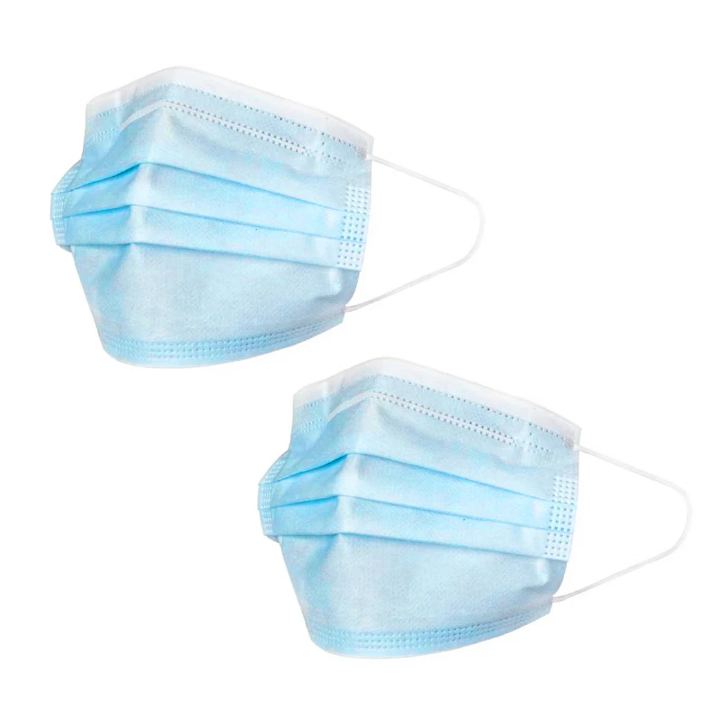 
Disposable Pp Non Woven Facial paintball Mask 3Ply Mask Face, Best Sale Foldable Dust plain face Mask 3 Layer 