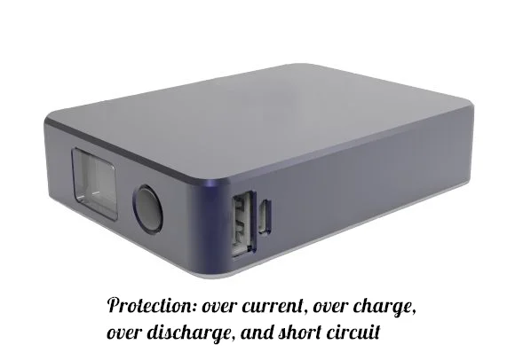 CE FCC Patent DC 7.4V/2A USB 5V/2A 7.4V 6000mAh 18650 Battery Pack Lithium in Fans for Cooling Clothes