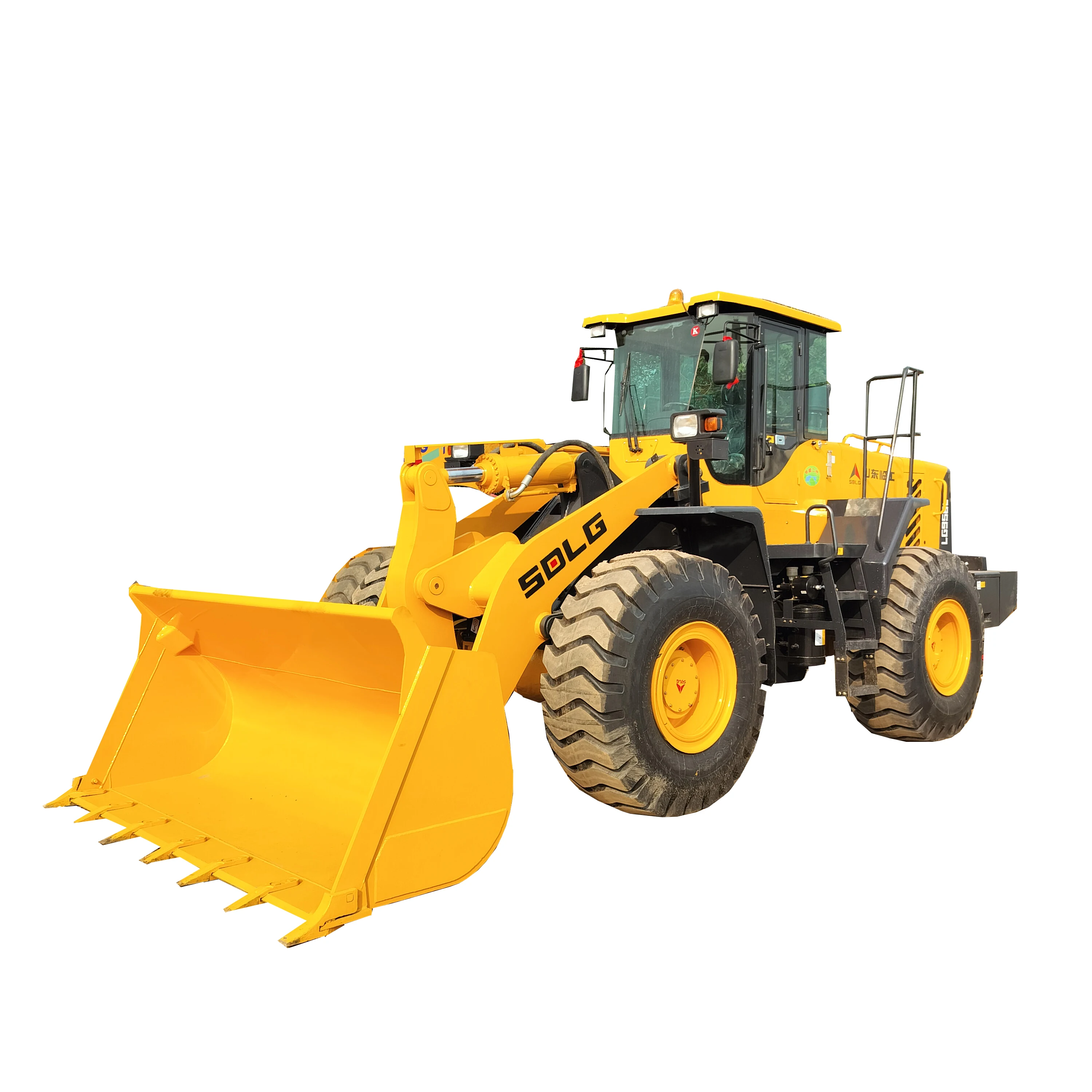 Second-hand Chinese Wheel Loader LG953 Low Price, High Quality, Price Concessions Shandong Lingong SDLG LG956L Loader