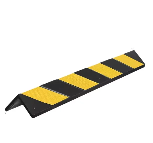 Reflective Garage Crash Bars Corner Protects the Car Against Collision Rubber Strip Corner Protector