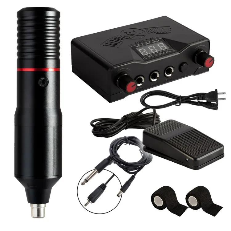Factory OEM Brand Tatoo Pen Rotary Tattoo Machine Full Kit Rotary Machine Pen Machine Kit Tattoo Gun Lip Blushing Tattoo Kit