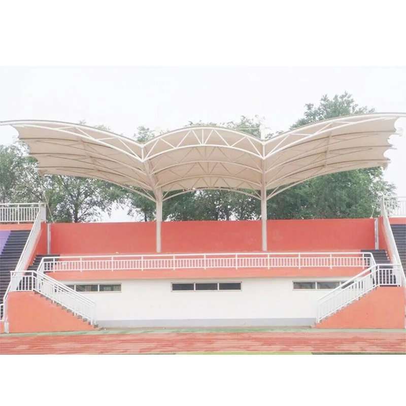 Мембранная структура PVDF PTFE тканевая Padel школьная площадка корты Спортивный стадион палатка на крыше